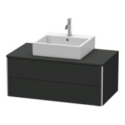 Duravit Waschtischunterschrank XSquare 100x54,8cm, gra matt, f Kons., 2 La, wd