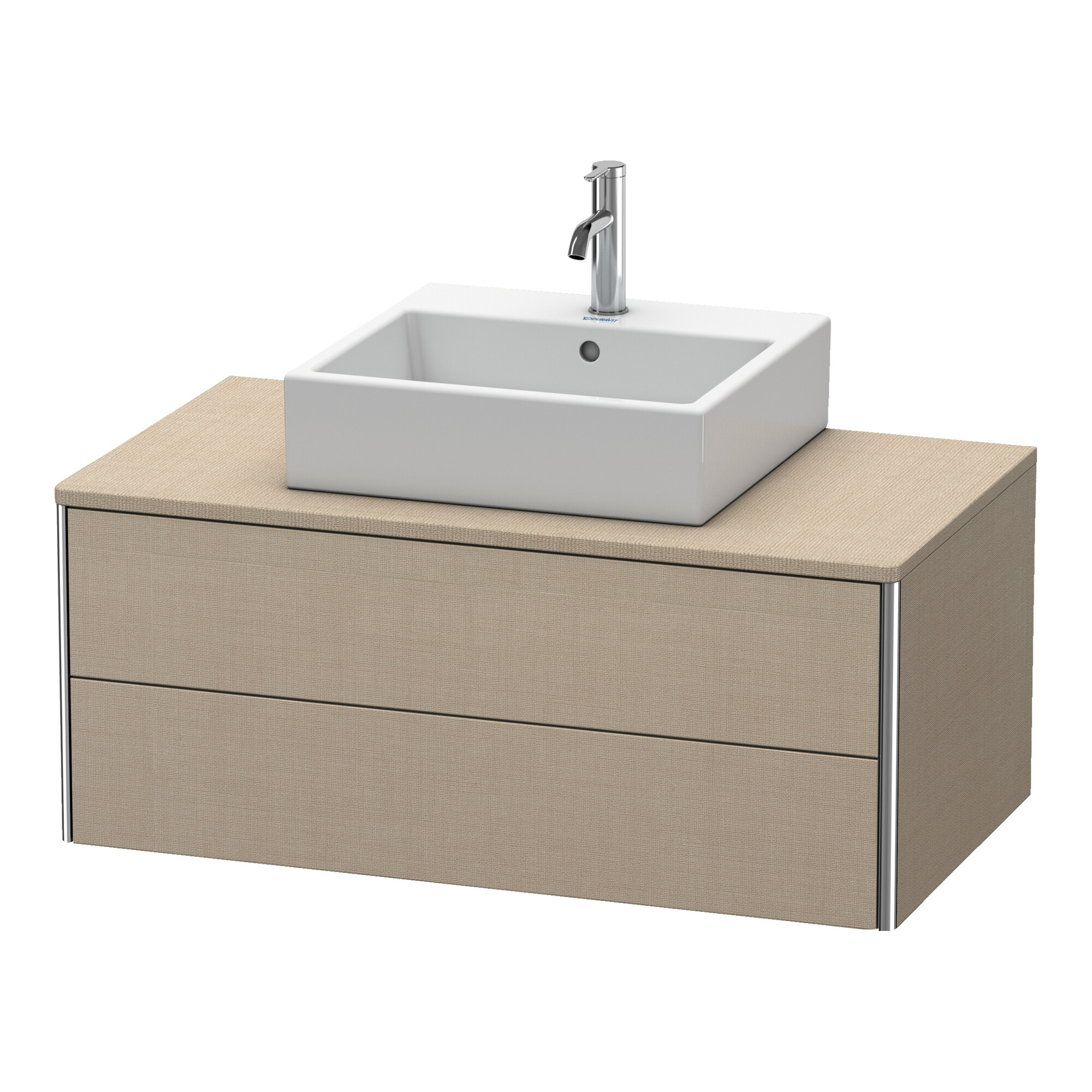 Duravit Waschtischunterschrank XSquare 100x54,8cm, lei, f Kons., 2 La, wandhängend
