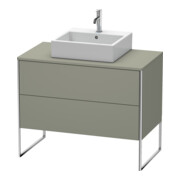 Duravit Waschtischunterschrank XSquare 100x54,8cm, st-g m, f K, 2 Ausz., steh.