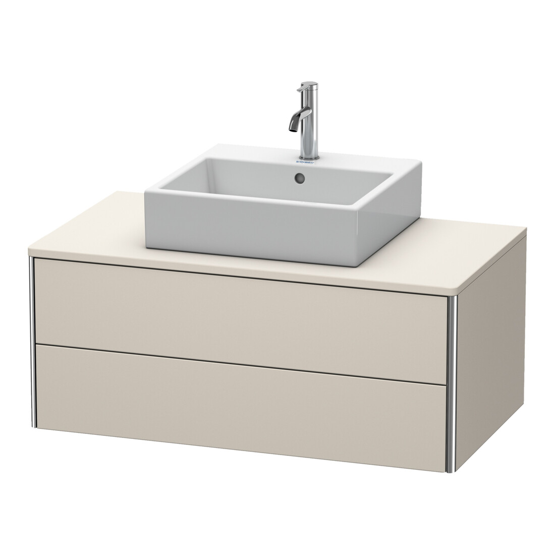 Duravit Waschtischunterschrank XSquare 100x54,8cm, T, f Kons., 2 Schubk., wandhängend