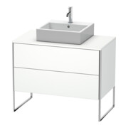 Duravit Waschtischunterschrank XSquare 100x54,8cm, w matt, f K, 2 Ausz., steh.