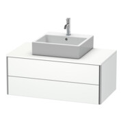 Duravit Waschtischunterschrank XSquare 100x54,8cm, w matt, f Kons., 2 La, wandhängend