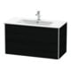 Duravit Waschtischunterschrank XSquare 101x47,8cm, Ei sw, 2 Schubk., wandhängend-1