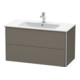 Duravit Waschtischunterschrank XSquare 101x47,8cm, f G s-matt, 2 Schubk., wandhängend-5
