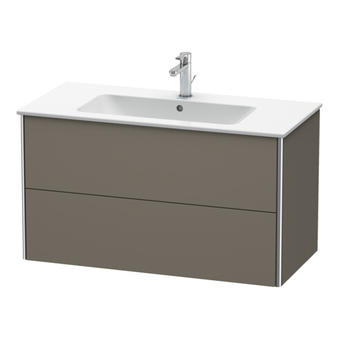 Duravit Waschtischunterschrank XSquare 101x47,8cm, f G s-matt, 2 Schubk., wandhängend