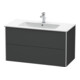 Duravit Waschtischunterschrank XSquare 101x47,8cm, graph m, 2 Schubk., wandhängend-2