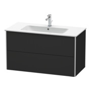 Duravit Waschtischunterschrank XSquare 101x47,8cm, graph matt, 2 Schubk., wandhängend
