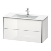 Duravit Waschtischunterschrank XSquare 101x47,8cm, we hgl, 2 Schubk., wandhängend-5