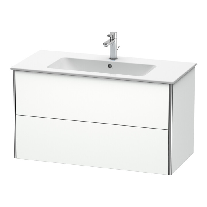 Duravit Waschtischunterschrank XSquare 101x47,8cm, we m, 2 Schubk., wandhängend