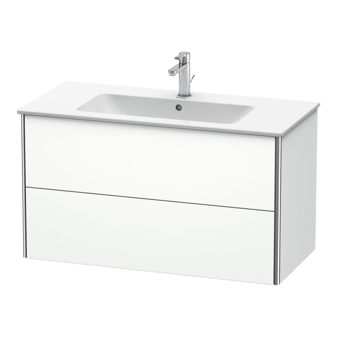 Duravit Waschtischunterschrank XSquare 101x47,8cm, we m, 2 Schubk., wandhängend