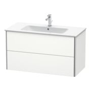 Duravit Waschtischunterschrank XSquare 101x47,8cm, we s-matt, 2 Schubk., wandhängend-2