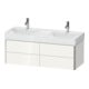 Duravit Waschtischunterschrank XSquare 118,4x46x39,7cm, 4 La, wandhängend, bas. m-1
