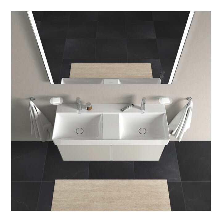 Duravit Waschtischunterschrank XSquare 118,4x46x39,7cm, 4 La, wandhängend, betongr m