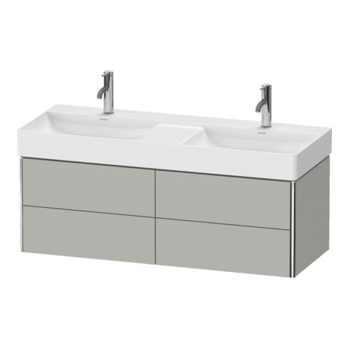 Duravit Waschtischunterschrank XSquare 118,4x46x39,7cm, 4 La, wandhängend, betongr m