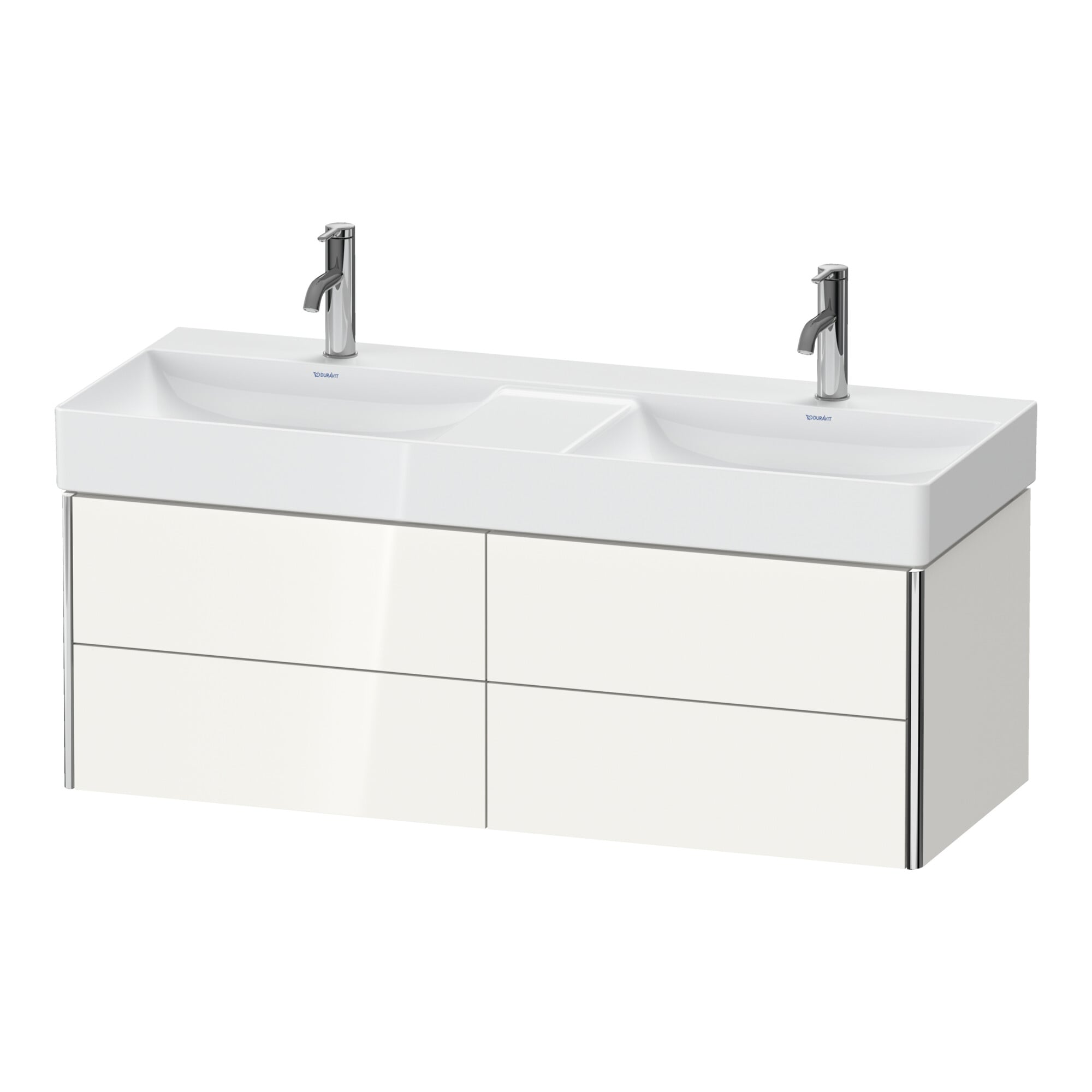 Duravit Waschtischunterschrank XSquare 118,4x46x39,7cm, 4 La, wandhängend, graph m