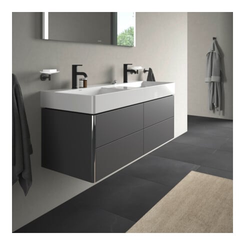 Duravit Waschtischunterschrank XSquare 118,4x46x39,7cm, 4 La, wandhängend, graph m
