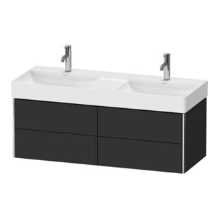 Duravit Waschtischunterschrank XSquare 118,4x46x39,7cm, 4 La, wandhängend, graph matt