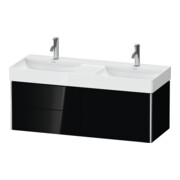 Duravit Waschtischunterschrank XSquare 118,4x46x39,7cm, 4 La, wandhängend, sw hgl-2