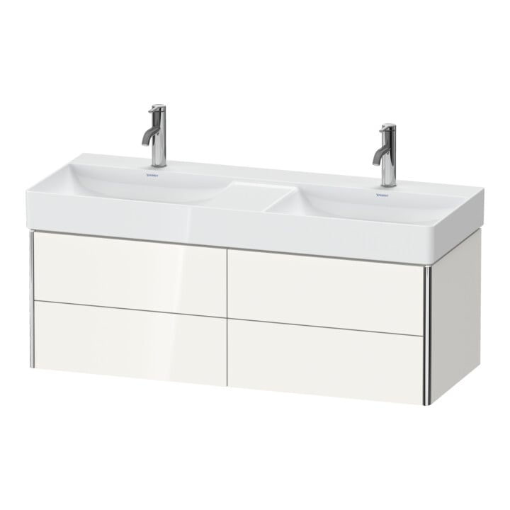 Duravit Waschtischunterschrank XSquare 118,4x46x39,7cm, 4 La, wandhängend, we hgl