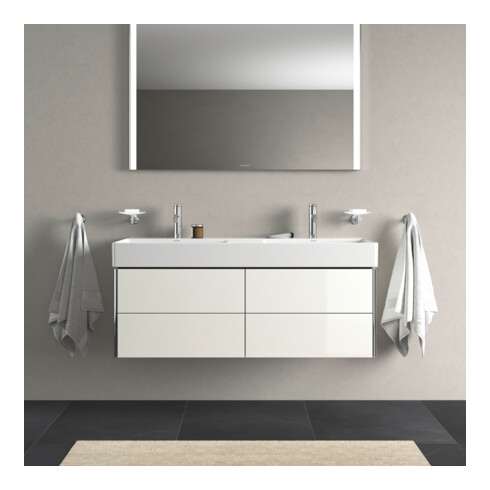 Duravit Waschtischunterschrank XSquare 118,4x46x39,7cm, 4 La, wandhängend, we hgl