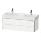Duravit Waschtischunterschrank XSquare 118,4x46x39,7cm, 4 La, wandhängend, we matt-1