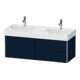 Duravit Waschtischunterschrank XSquare 118,4x46x39,7cm, 4 La, wd, blau s-matt-2