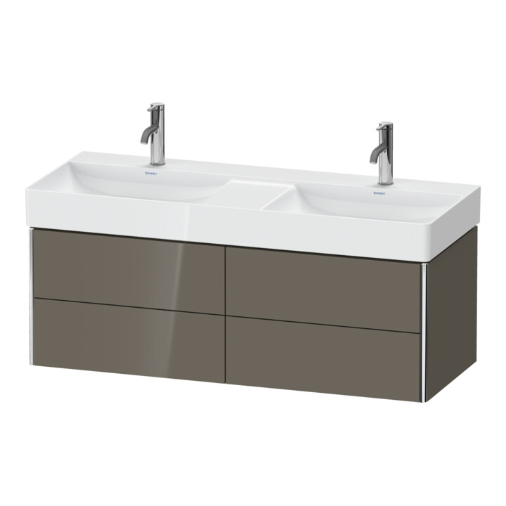 Duravit Waschtischunterschrank XSquare 118,4x46x39,7cm, 4 La, wd, flan. Gr hgl