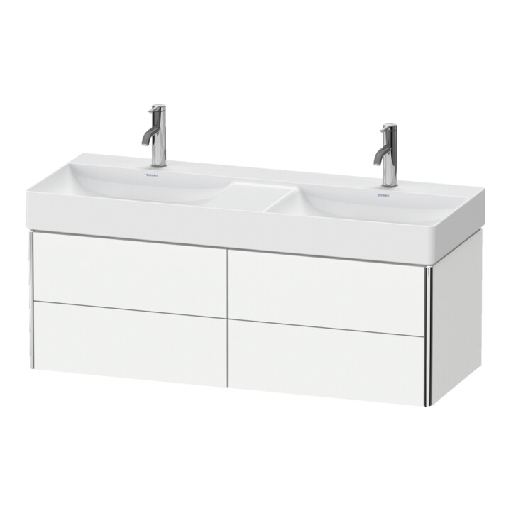 Duravit Waschtischunterschrank XSquare 118,4x46x39,7cm, 4 Schubk., wandhängend, we m