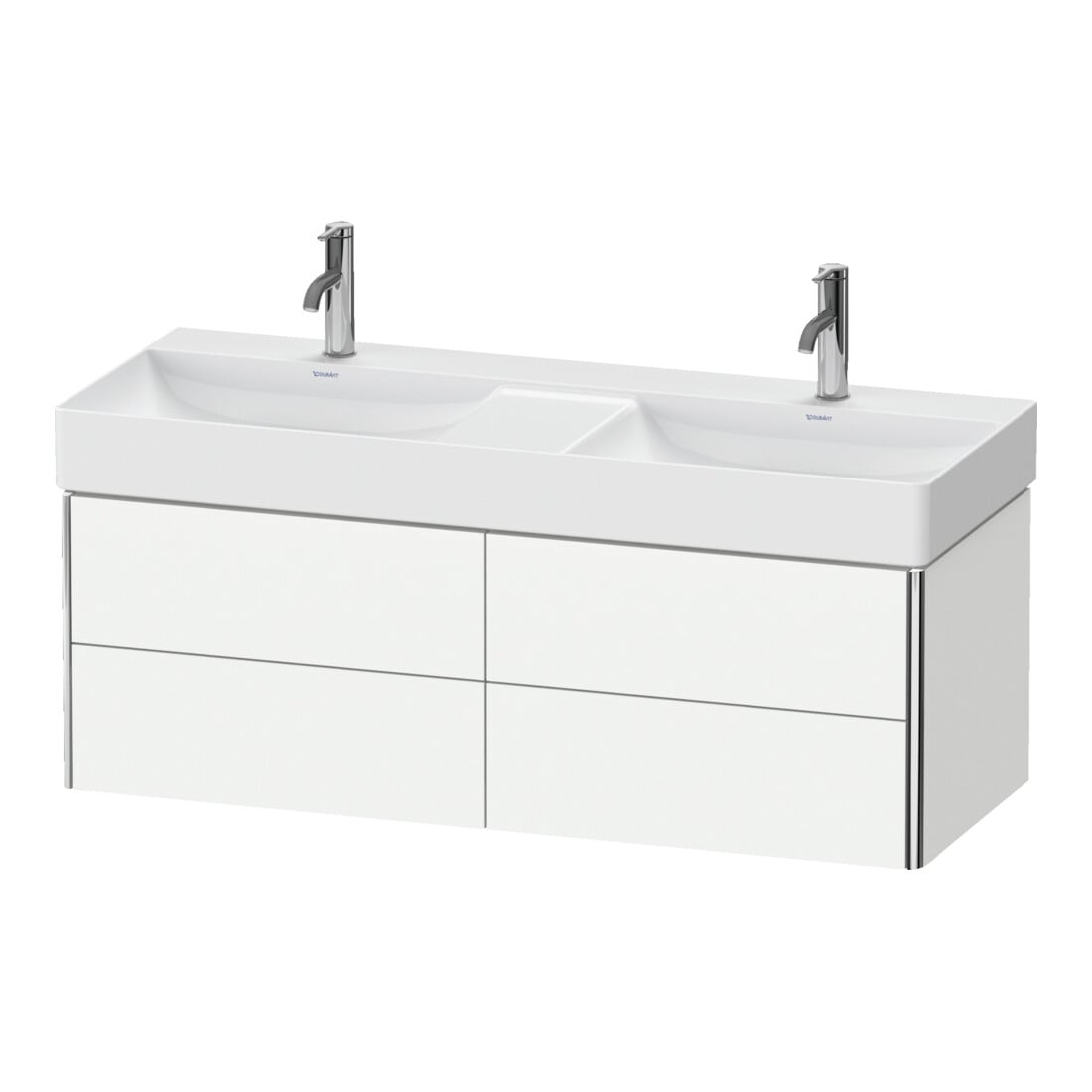 Duravit Waschtischunterschrank XSquare 118,4x46x39,7cm, 4 Schubk., wandhängend, we m