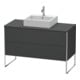 Duravit Waschtischunterschrank XSquare 120x54,8cm, gra m, f K, 2 Ausz., steh.-1