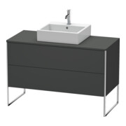 Duravit Waschtischunterschrank XSquare 120x54,8cm, gra m, f K, 2 Ausz., steh.