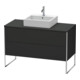 Duravit Waschtischunterschrank XSquare 120x54,8cm, gra matt, f K, 2 AZ, steh.-1