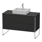 Duravit Waschtischunterschrank XSquare 120x54,8cm, gra matt, f K, 2 AZ, steh.