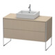 Duravit Waschtischunterschrank XSquare 120x54,8cm, lei, f Kons, 2 Ausz., steh.-1