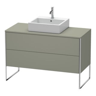 Duravit Waschtischunterschrank XSquare 120x54,8cm, st-g m, f K, 2 Ausz., steh.