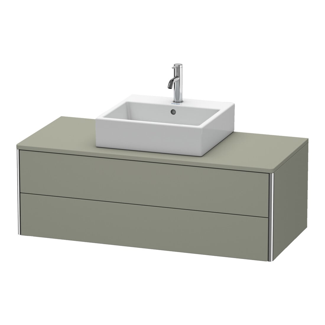 Duravit Waschtischunterschrank XSquare 120x54,8cm, st-g m, f Kons., 2 La, wandhängend