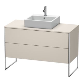 Duravit Waschtischunterschrank XSquare 120x54,8cm, Tau, f Kons, 2 Ausz., steh.