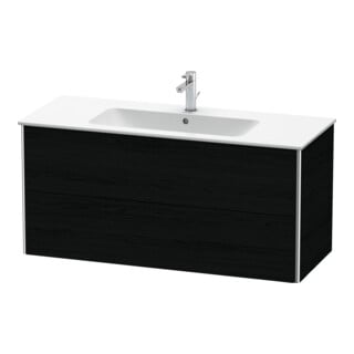Duravit Waschtischunterschrank XSquare 121x47,8cm, Ei sw, 2 Schubk., wandhängend