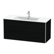 Duravit Waschtischunterschrank XSquare 121x47,8cm, Ei sw, 2 Schubk., wandhängend