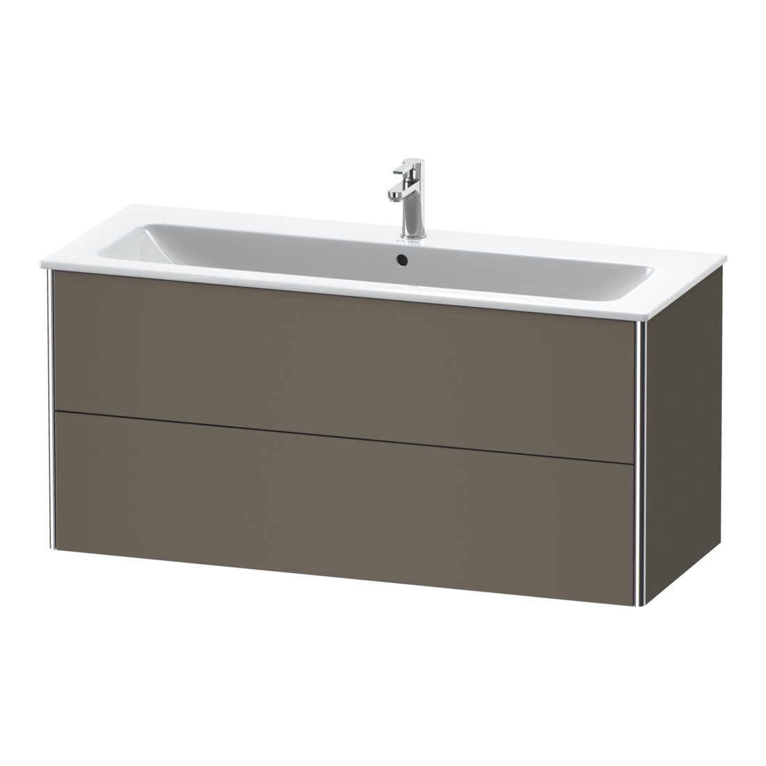 Duravit Waschtischunterschrank XSquare 121x47,8cm, f G s-matt, 2 Schubk., wandhängend