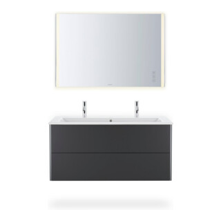 Duravit Waschtischunterschrank XSquare 121x47,8cm, graph m, 2 Schubk., wandhängend