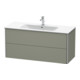 Duravit Waschtischunterschrank XSquare 121x47,8cm, st-g m, 2 Schubk., wandhängend