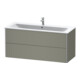 Duravit Waschtischunterschrank XSquare 121x47,8cm, st-g m, 2 Schubk., wandhängend