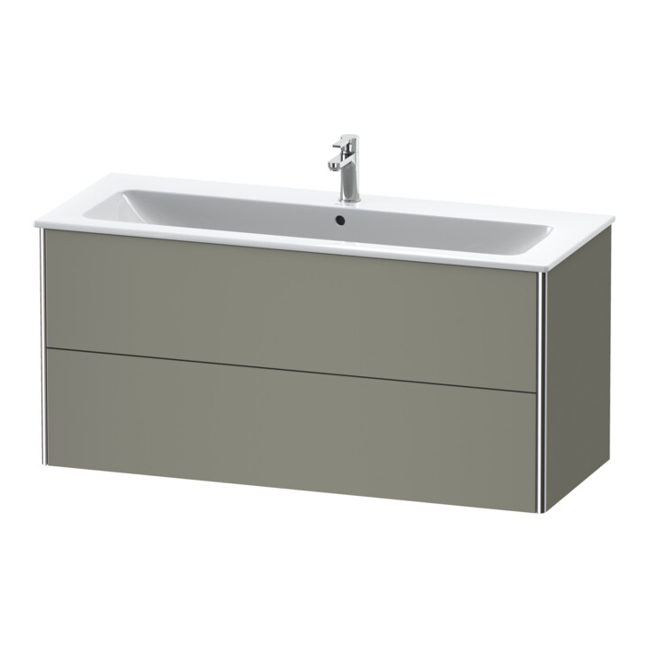 Duravit Waschtischunterschrank XSquare 121x47,8cm, st-g m, 2 Schubk., wandhängend