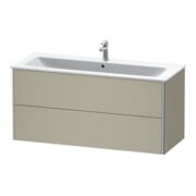 Duravit Waschtischunterschrank XSquare 121x47,8cm, Tau s-matt, 2 Schubk., wandhängend-2