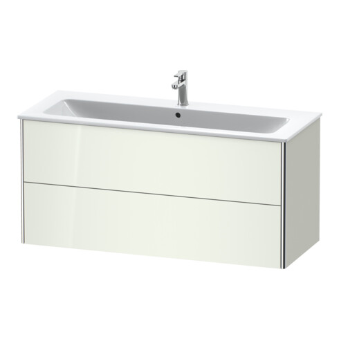 Duravit Waschtischunterschrank XSquare 121x47,8cm, we hgl, 2 Schubk., wandhängend