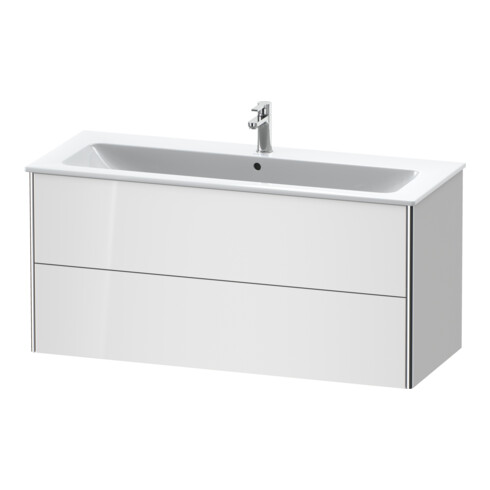 Duravit Waschtischunterschrank XSquare 121x47,8cm, we hgl, 2 Schubk., wandhängend