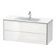 Duravit Waschtischunterschrank XSquare 121x47,8cm, we hgl, 2 Schubk., wandhängend