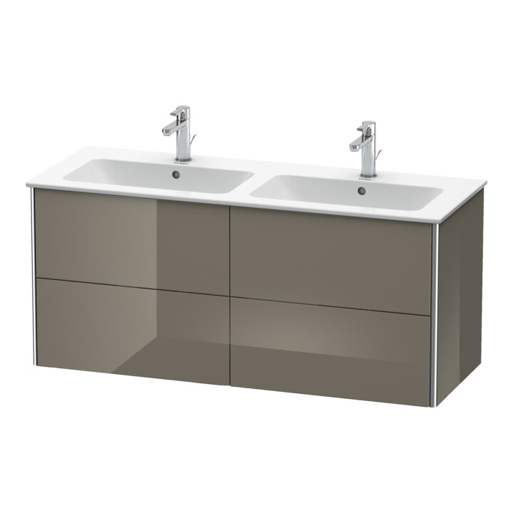 Duravit Waschtischunterschrank XSquare 128x47,8x56cm, 4 La, wandhängend, flan. Gr hgl