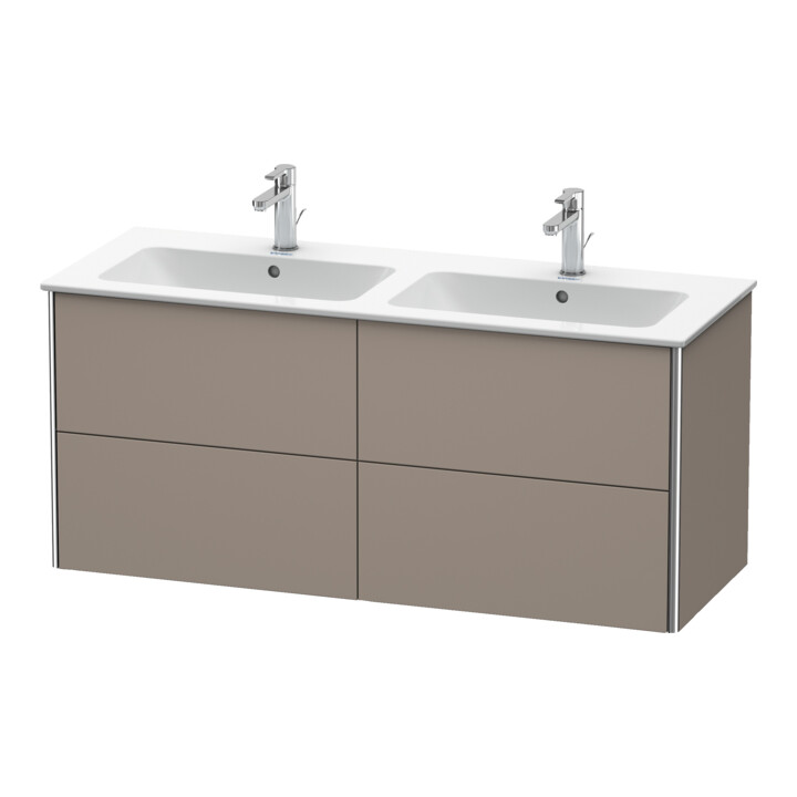 Duravit Waschtischunterschrank XSquare 128x47,8x56cm, 4 Schubk., wandhängend, bas. m